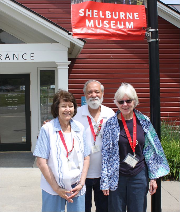 Jan, Scott, Melanie at Shelburne Museum